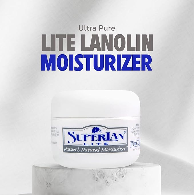 Lanolin Lite Moisturizer - Pure Hydration, Natural Radiance 1 oz.