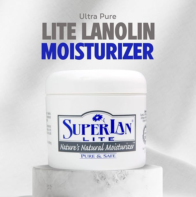 Lanolin Lite Moisturizer - Pure Hydration, Natural Radiance 4 oz.
